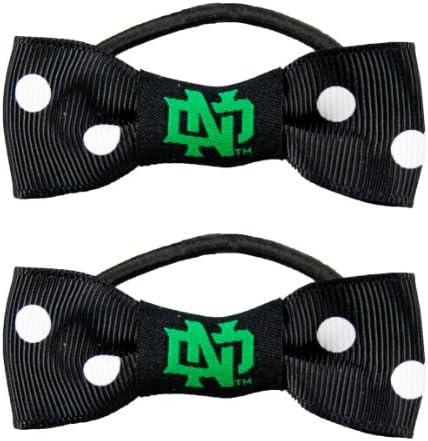 Littlearth NCAA Womens Bow Pigtail Setent