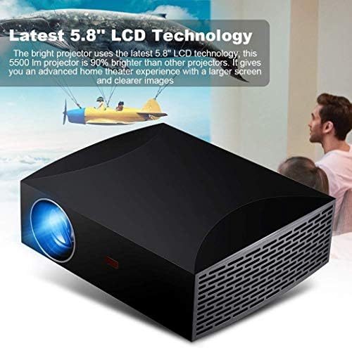 CLGZS 4K Projector Office Conference Mobile Wall Wall Projector Home Theatre