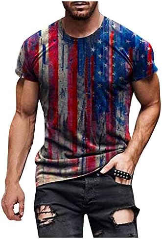 XXBR 4 de julho Camiseta patriótica para homens EUA Independence Day camise
