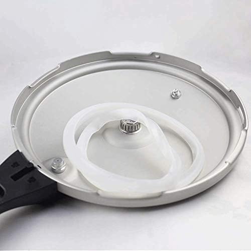 ZYZMH UNLESTICK 1,5-T-QUART PAN com tampa de vidro temperado, alumínio forjado de 4 mm de 4 mm