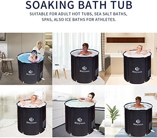 Banheira dobrável portátil para adulto ideal para banho de banho quente banho de banho de banho de