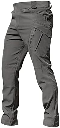 Calça de motocicleta Zefotim Cargo Men Slim Fit Casual Fashion Tactical Lounge Workout Hucking Pants