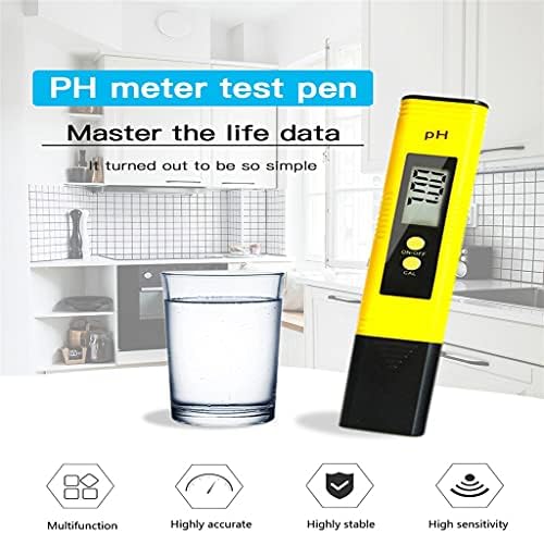 Lhllhl lcd pH medidor de caneta de precisão do testador 0,01 piscina aquária Piscina de água urina automática calibração automática