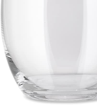 Alessi SG119/3S4 Mami XL Conjunto de 4 copos de bebida longa em vidro cristalino, tamanho, transparente