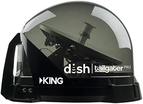 King DTP4900 Dishgater Pro Premium Premium portátil/telhado Antena de TV por satélite montada no teto