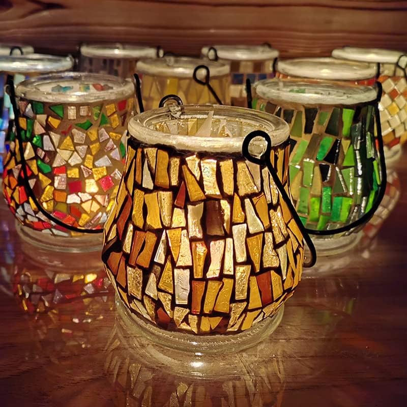 Mosaic manchado tiras de vidro diy para artesanato, 200g （0,44lb） peças de mosaico de vidro transparente