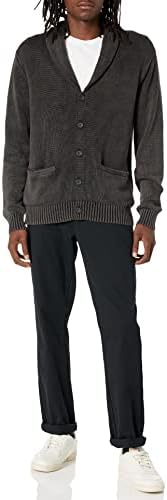 GoodThreads Men's Soft Cotton Shawl Cardigan Sweater