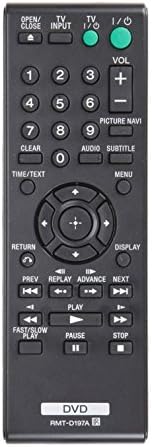 RMT-D197A Controle remoto Substitua o ajuste do Sony DVD Player DVPSR201P DVPSR210P DVPSR405P DVPSR510H