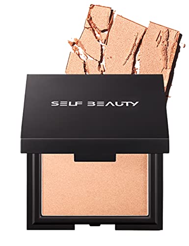 Selfbeauty Ultra Fine Highlighter Makeup Powder Luminizer Powder 0,25 onças Milkyway | Paleta de maquiagem de maquiagem