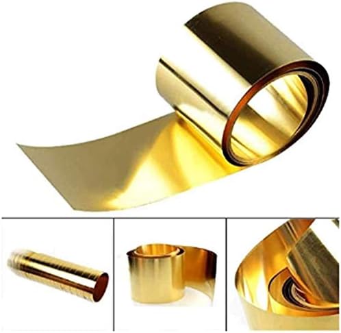 Havefun metal de cobre folha de lençol de metal de metal fino rolo de placa de papel alumínio,