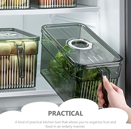 Bincos de armazenamento de plástico Zerodeko Contêineres de armazenamento de alimentos com a tampa da tampa