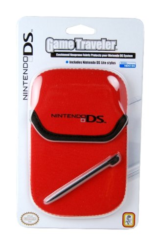DSI/DSLITE Game Traveler Pouch Nintendo DS Logo - vermelho