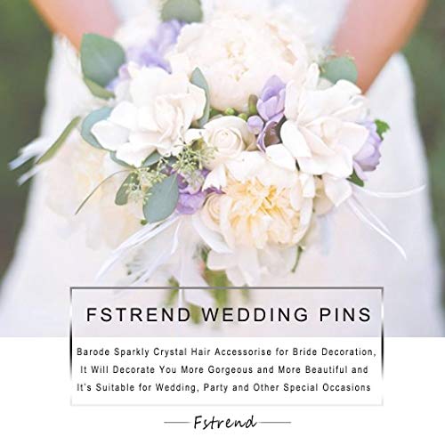 FStrend Wedding Sparkly Crystal Hair Pins
