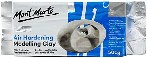 White Modeling Clay Air Dry por Mont Marte, 3pack 3,6 libras, presente ideal para crianças ou artistas profissionais