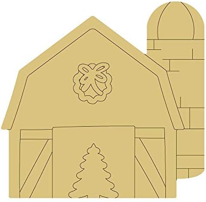 Design de celeiro por linhas recortes inacabados de porta de madeira da fazenda decoração de casa mdf forma de