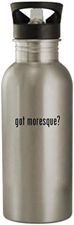 Presentes Knick Knack Get Tot Moursco? - 20 onças de aço inoxidável garrafa de água, prata