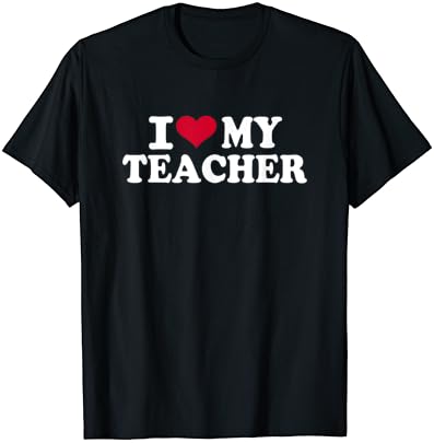 Eu amo minha camiseta do meu professor