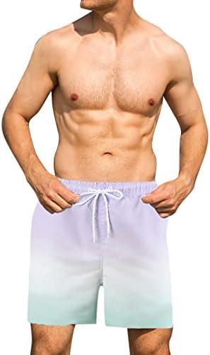 Shorts de suor para homens homens casuais calça curta renda curta up à beira -mar shorts de praia de