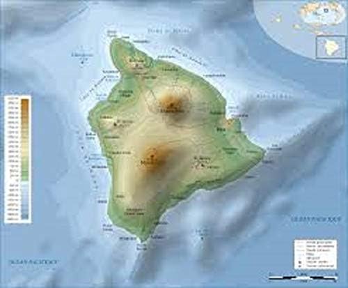 Topo GPS Mapa para Garmin Hawaii HI