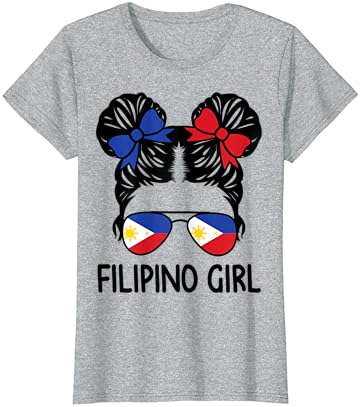 T-shirt filipino Girl Hair Messy Hair Philipines Womens Kids