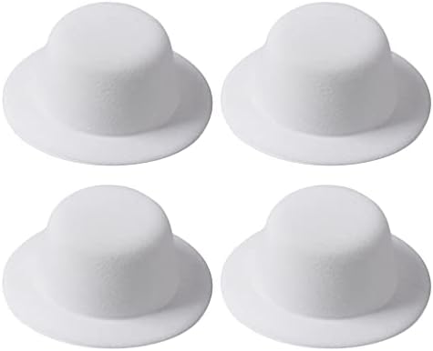 StoBok Santos Hat 4pcs Pequenos Tops Chapéus Diy Hairpins Material Material Chapé