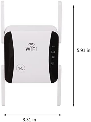 WiFi Extender WiFi Booster 300Mbps WiFi Amplificador Wi -Fi Extensor Wi -Fi Repeter para Home 2,4 GHz White