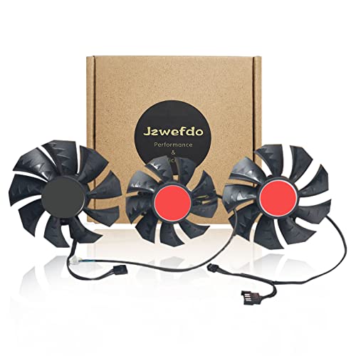 JZWEFDO 75mm 85mm Video Fan para refrigeração para geforce colorido rtx3060/3060ti/3070/3080/3080ti/3090