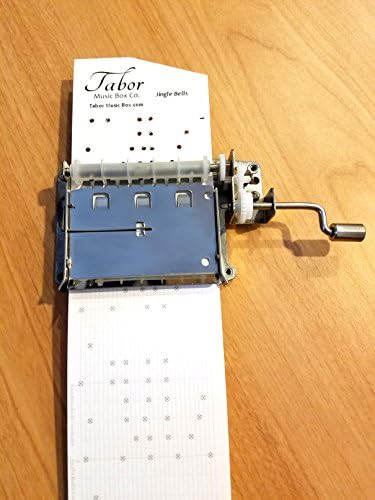 Tabor Music Box Company Jingle Bells Paper Strip para o movimento da caixa de música de 30 notas DIY