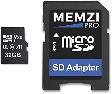 MEMZI PRO 32 GB 100MB/S V30 MEMÓRIA MICROSDHC para GoPro Hero8/Hero7/Hero6/Hero5/Hero4, Hero5/Hero4