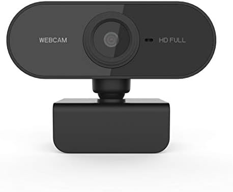 Niaviben Webcam HD 1080p Câmera USB 2.0 Webcam para laptops para PC para computador, lente óptica com microfone,