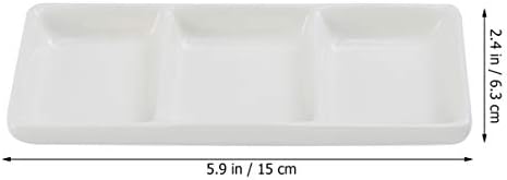 Bestonzon White Ceramic Serving Platte