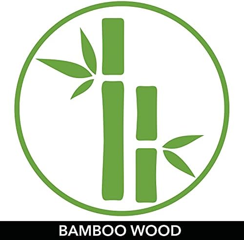 MDESIGN Wooden Bamboo Drawer Organizer - Bandeja de caixa de armazenamento empilhável de 9 para gavetas/armários