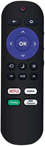 Replacement Remote Suit for JVC Roku TV LT-58MAW595 LT-55MAW595 LT-50MAW595 LT-24MAW595 LT-32MAW595 LT-43MAW605 LT-55MAW605 LT-50MAW605 LT-70MAW595 LT-50MAW705 50MAW598 50MAW795 55MAW595 55MAW598