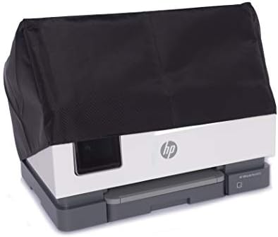 A capa de poeira perfeita, capa de nylon preto compatível com o HP OfficeJet Pro 9010, o HP OfficeJet