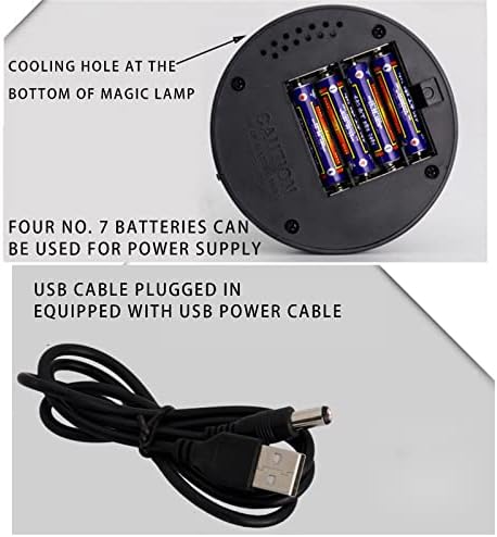 A lâmpada de onda de choque bola de íons estática USB, os parafusos de linght seguem você tocando bola de lâmpada
