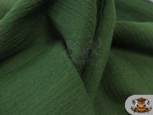 Gaze Solid Hunter Green Fabric / 52 de largura / vendido pelo quintal