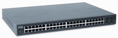 D-Link DGS-1248T Web Smart 48-Port 10/100/1000 Switch Gigabit com SPFs combo combo 4 portos