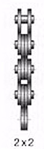 Ametric LF 122x5m LF/LL Chain folha da série, LL 08 22 ISO Número, 12,7 mm de inclinação, laço de 2x2, largura