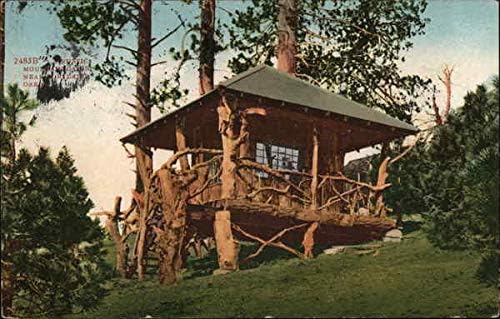 Cabin Rustic Mountain Portland, Oregon ou cartão postal antigo original 1910