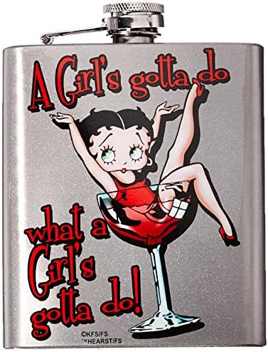 Spoontiques Betty Boop Hip Flask