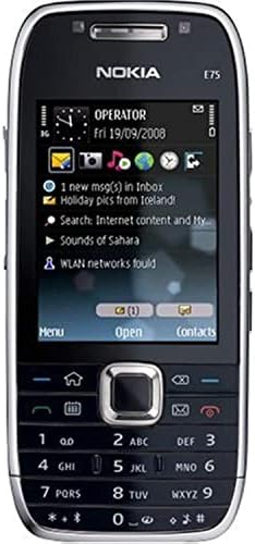 Nokia E75-1 50MB QWERTY Factory Desbloqueado 3G - Versão Internacional