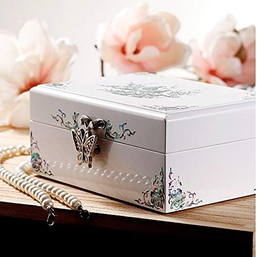 UXZDX Cujux Jewelry Box and Jewelry Organizer Watch Storage Jewelry Organizer espelhado Case de armazenamento Gream para mamãe