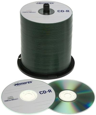 Memorex 700MB/80 minutos 52x CD-R Mídia de 100 pacote de pacote