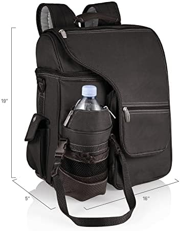 Time de piquenique NCAA Turismo Backpack Cooler com transportadora de garrafa de água - Bolsa de refrigerador de viagem - mochila refrigeradora macia