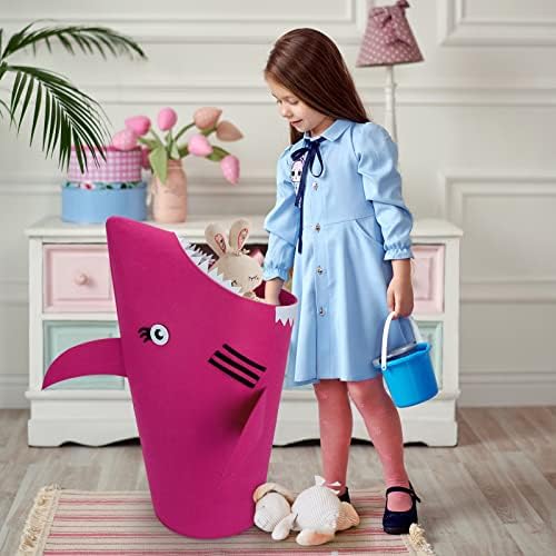 Cesto de lavanderia de tubarão para crianças cesto de lavanderia para meninas cesto de bebê para berçário