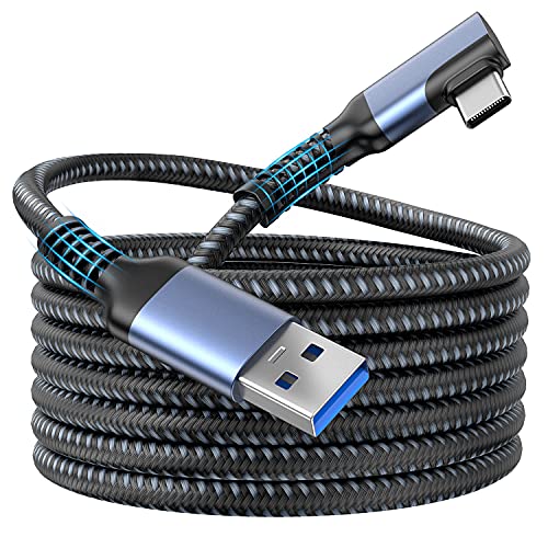 Halsouy Link Cable 20ft / 6m para Oculus Quest 2, USB C 3.2 Gen1 Transferência de dados de alta