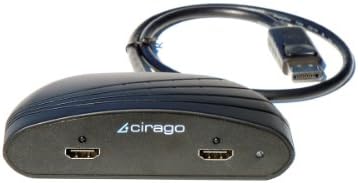Cirago NuView X2 Mini DisplayPort para 2 HDMI Adaptador multimonitor