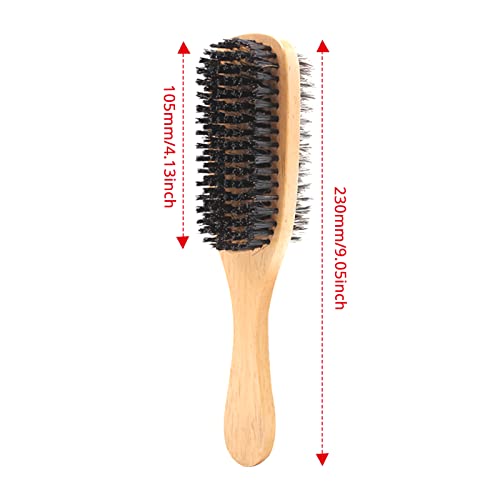 Pincel de cabelo Jawflew para homens homens garoto, cerdas mole naturais escova, terno para todos os tipos de cabelo