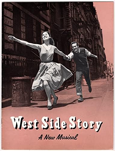 Stephen Sondheim West Side Story Leonard Bernstein/Chita Rivera/Larry Kert/Carol Lawrence 1957 Programa de Trial pré-Broadway