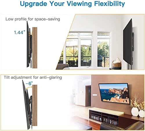 Suporte de montagem de parede de TV Pipishell para a maioria das TVs de tela plana de 26-55 polegadas LED LCD